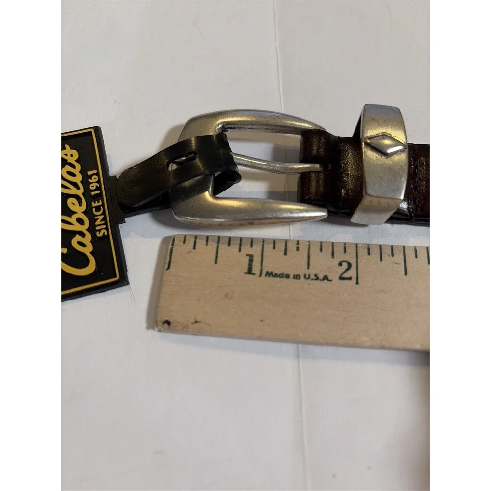 Cabela's Belt Men's 48 Brown Western Style 95-1271 New